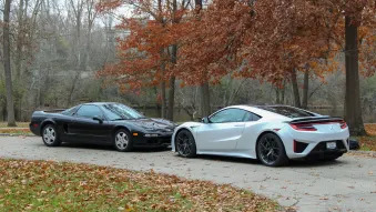 2019 NSX and 1991 NSX