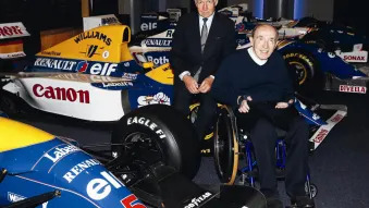 Sir Frank Williams and Renault Sport F1 president Bernard Rey
