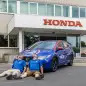 blue honda civic tourer guinness world record for fuel economy