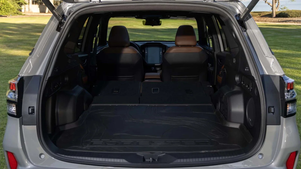 2025 Subaru Forester Touring cargo seat down