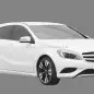 2012 Mercedes-Benz A-Class design drawings