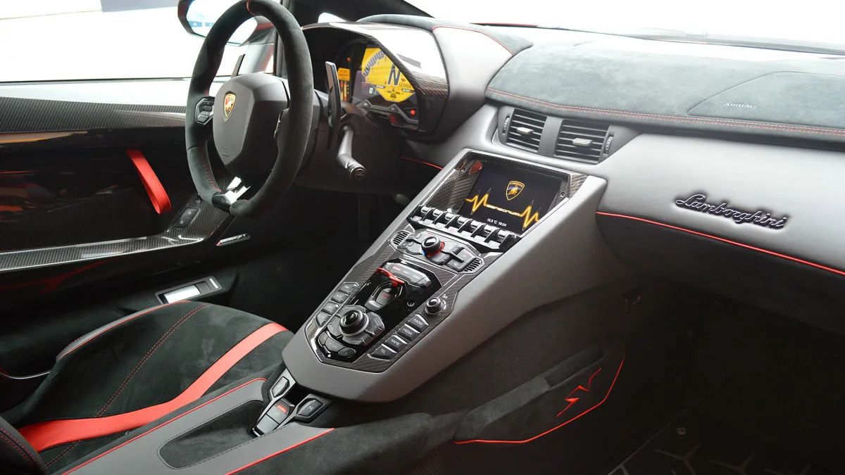 2016 Lamborghini Aventador LP 750-4 Superveloce interior