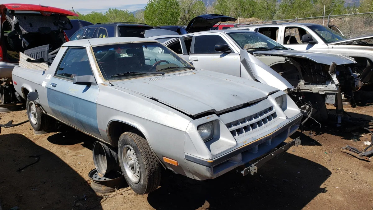 999 - 1983 Plymouth Scamp in Colorado Junkyard - photo by Murilee Martin