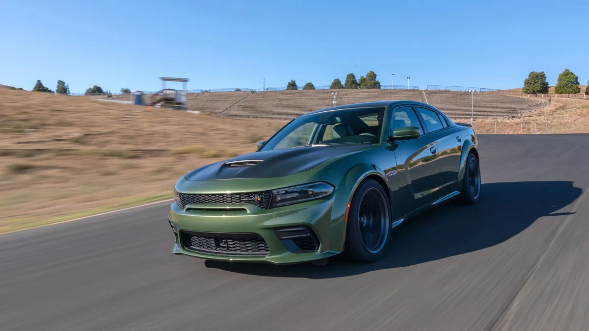 The 2020 Dodge Charger Scat Pack Widebody runs 0-60 mph in 4.3 s