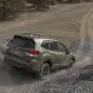 2022 Subaru Forester Wilderness action rear downhill