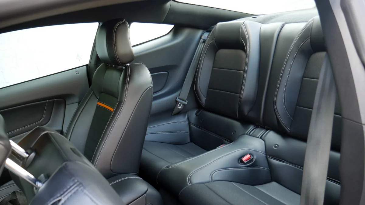 2021 Ford Mustang Mach 1 back seat