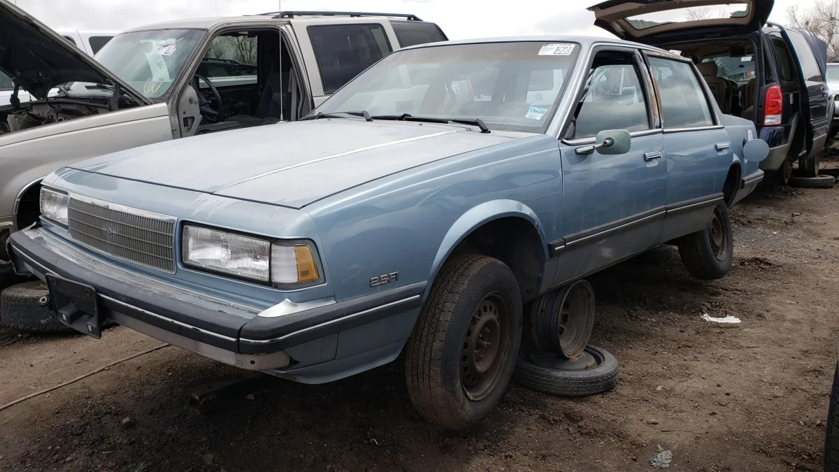 99 - 1987 Chevrolet Celebrity in Colorado junkyard - photo by Murilee Martin