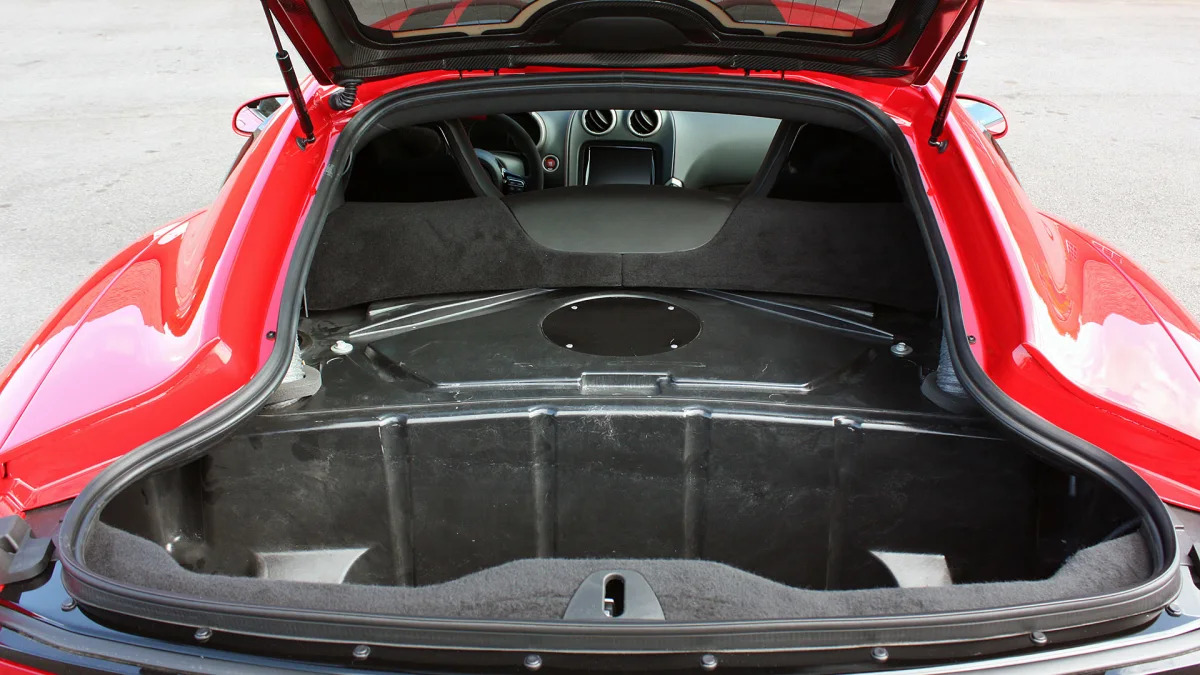 2016 Dodge Viper ACR rear cargo area