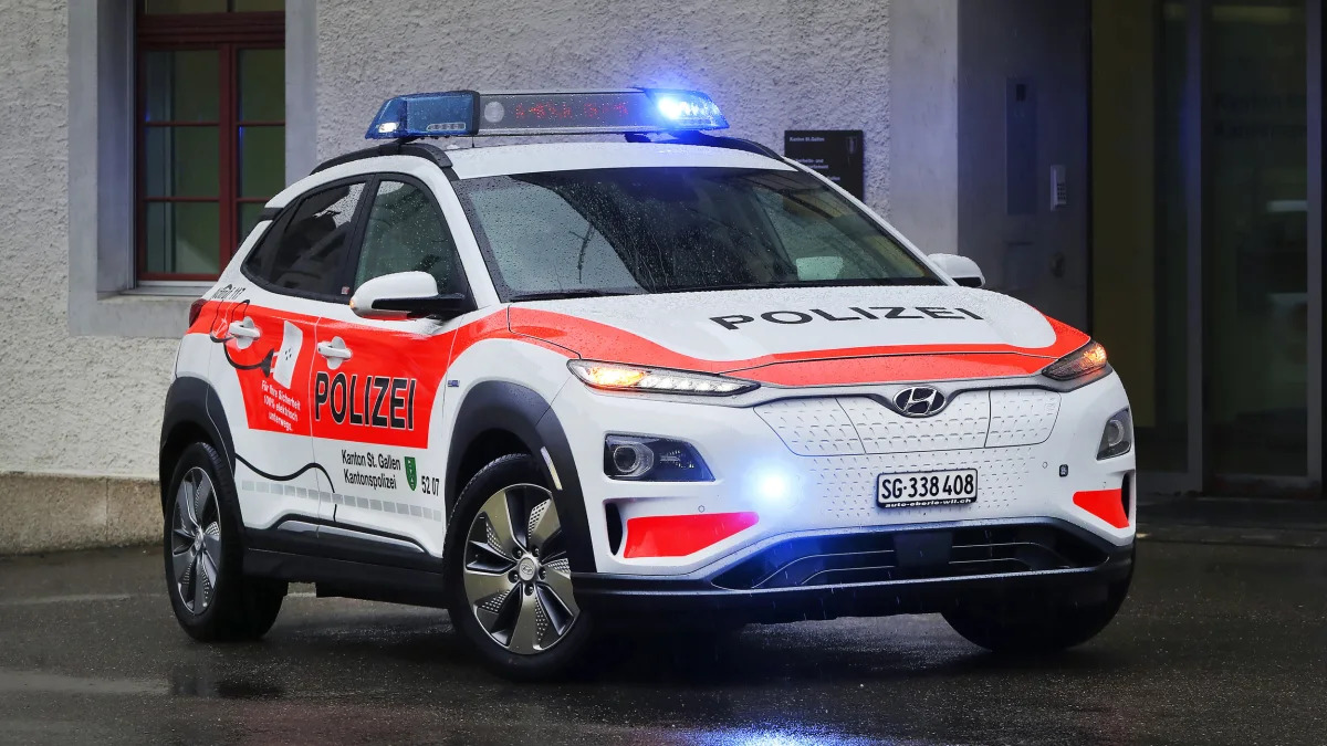 2019 Hyundai Kona Electric police car