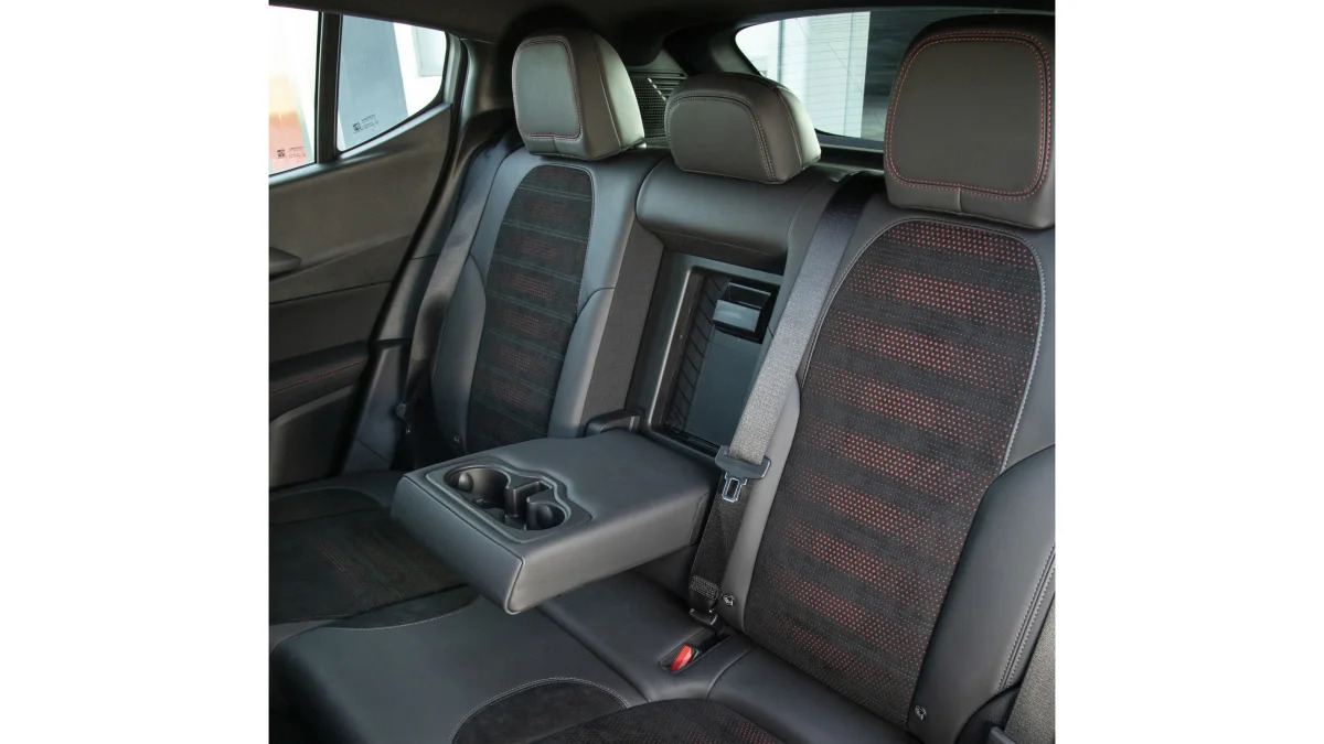2024 Alfa Romeo Tonale interior rear seats (European spec shown)
