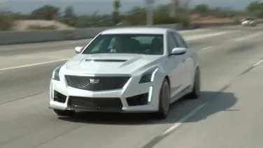 Jay Leno welcomes a 2016 Cadillac CTS-V into the garage
