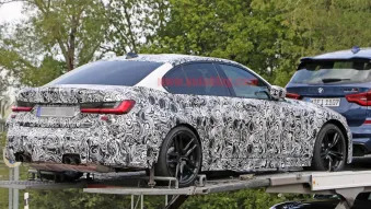 2020 BMW M3 spied on car hauler