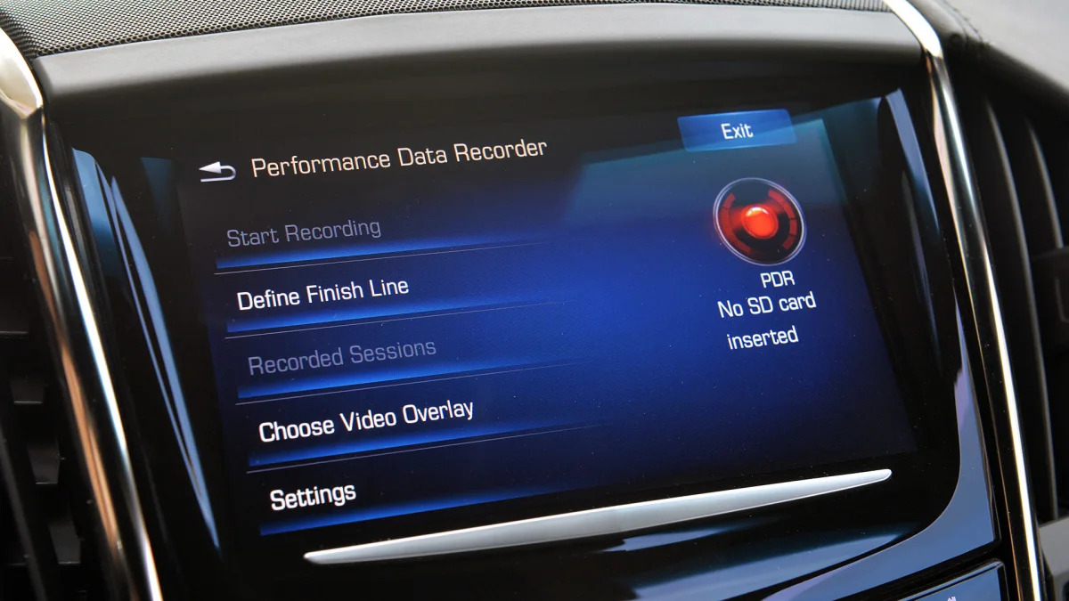 2016 Cadillac ATS-V performance data recorder