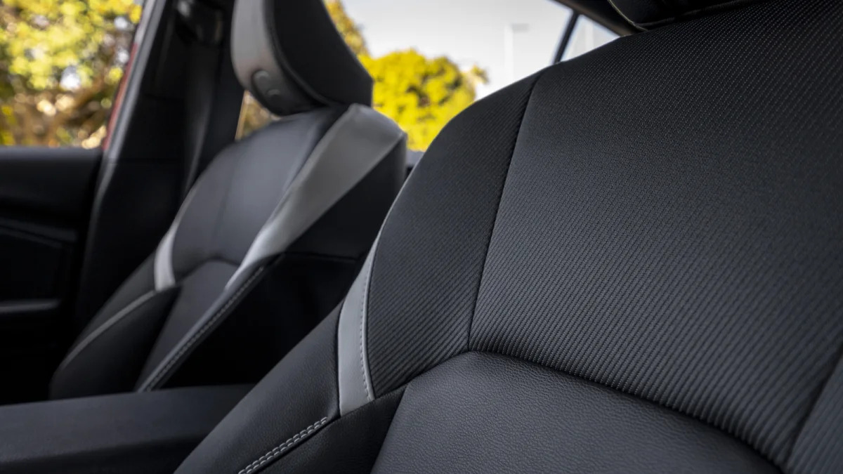 2025 Toyota Camry SE upholstery detail