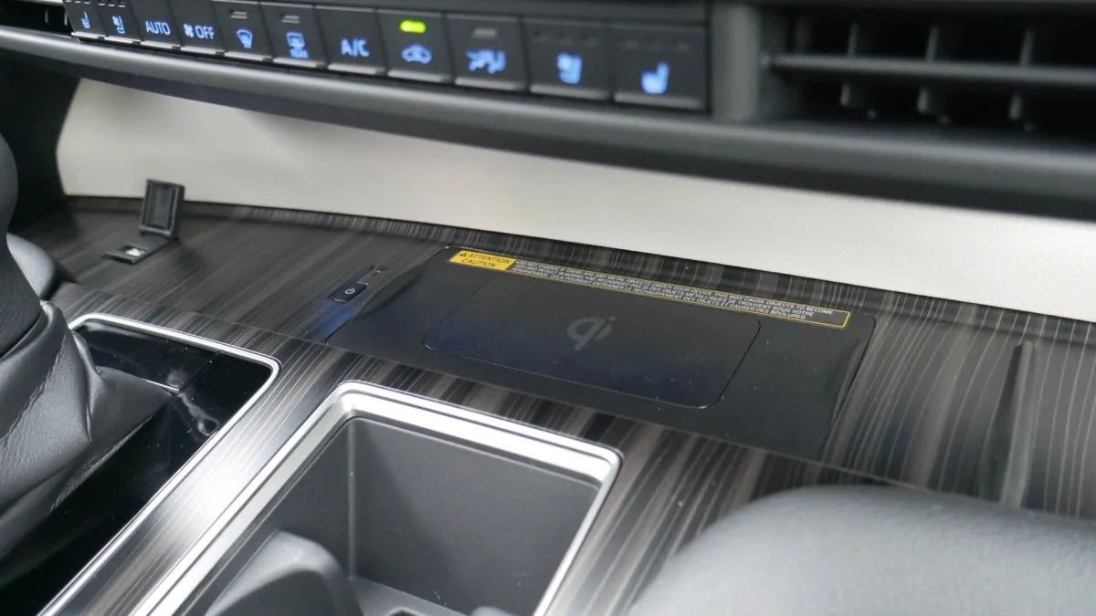 2021 Toyota Sienna interior storage phone charging