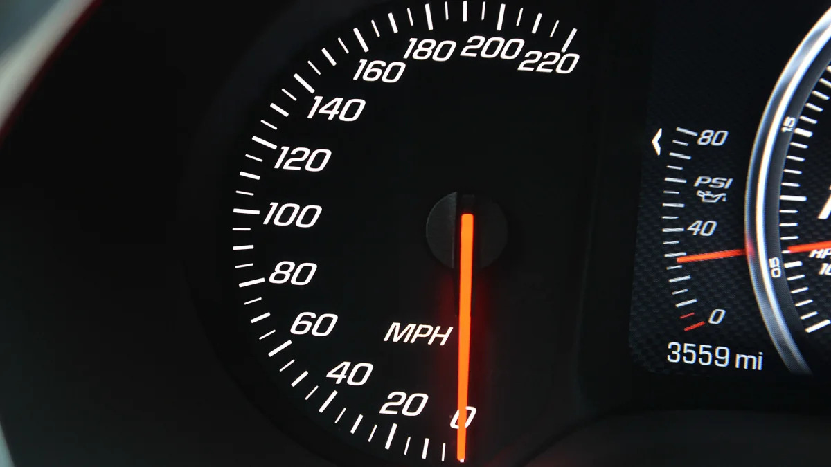 2015 Chevrolet Corvette Z06 speedometer