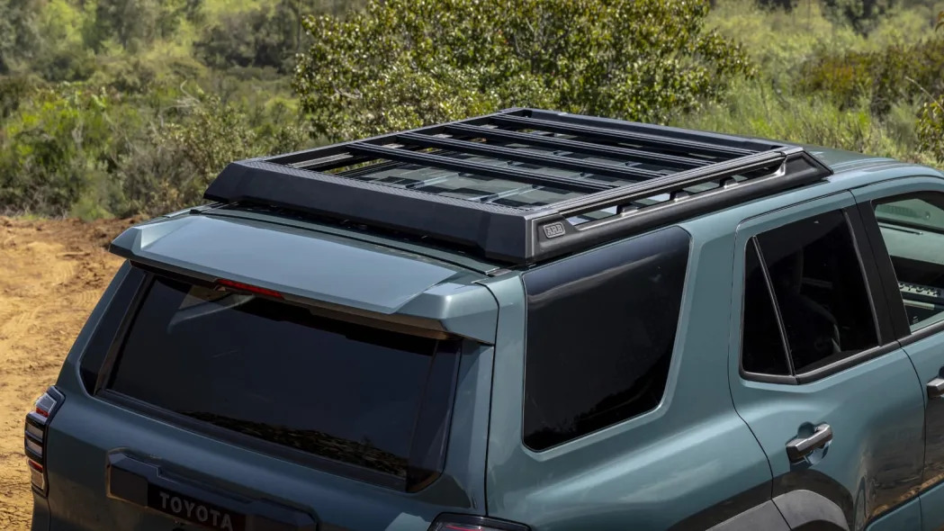 2025 Toyota 4Runner Trailhunter ARB rack and rear window
