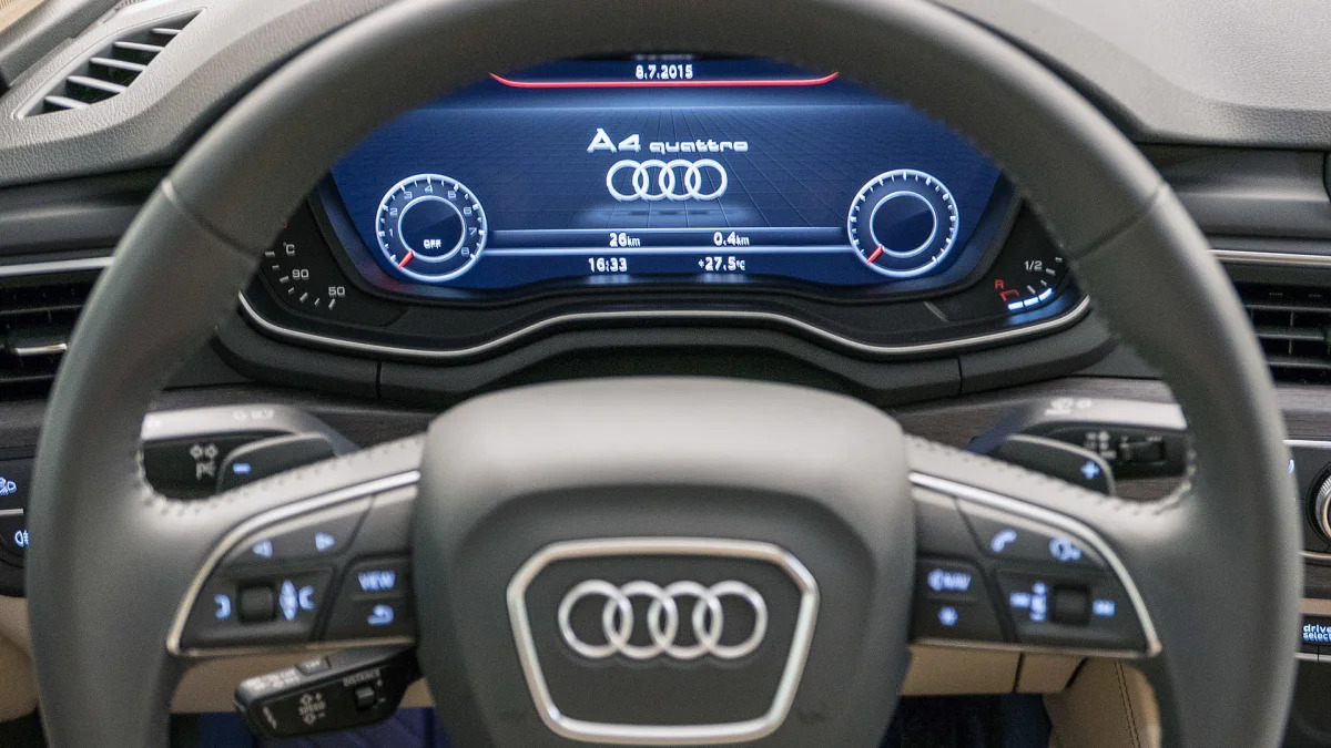 2017 Audi A4 gauges