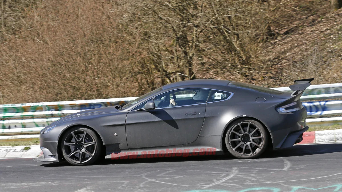 Aston Martin Vantage GT8 spied profile