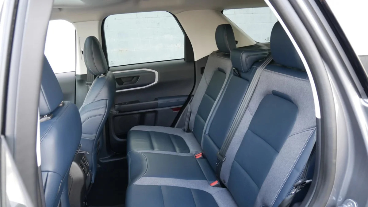 2021 Ford Bronco Sport interior back seat