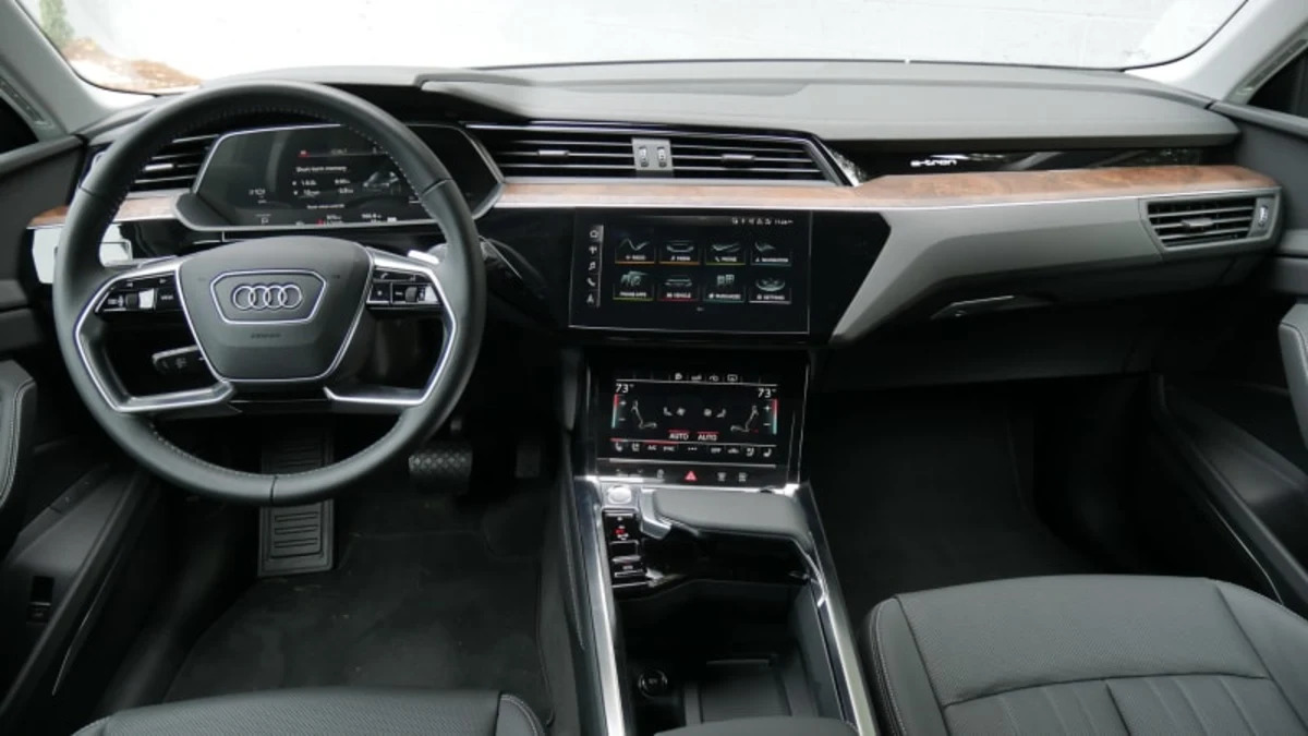 2021 Audi E-Tron Sportback Interior Driveway Test