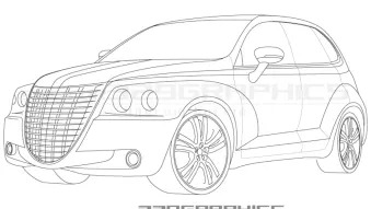 Next-gen Chrysler PT Cruiser rendering