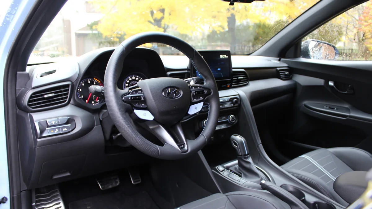 2022 Hyundai Veloster N - dash from driver's side