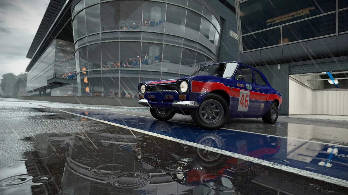 ford escort le mans rain racing project cars