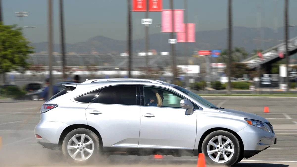 Lexus RX 350 at the Lexus Safety Experience