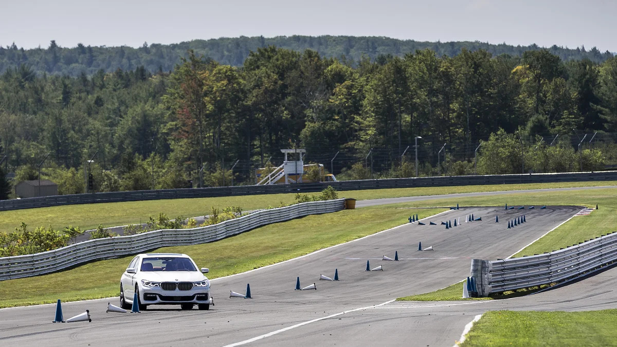2016 BMW 7 Series on track