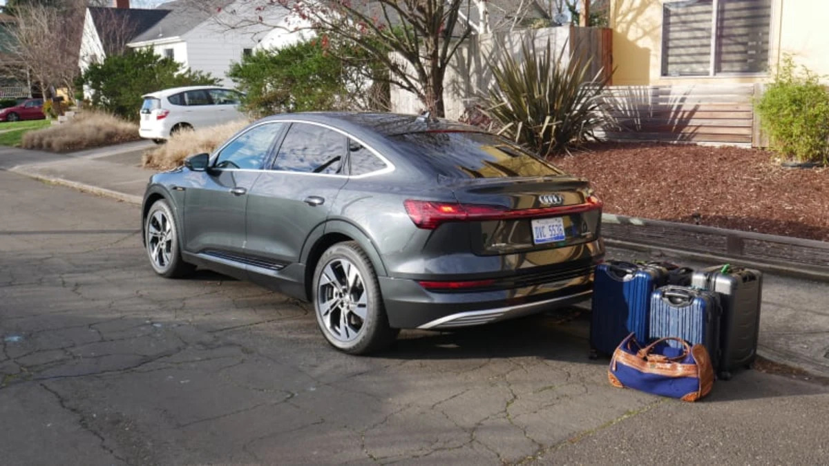 Audi e-Tron Sportback Luggage Test | How much cargo space?