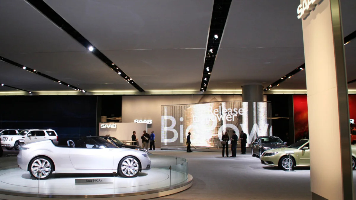 Detroit 2009: Saab Booth