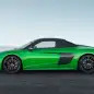 Audi R8 Spyder V10 Plus profile top up
