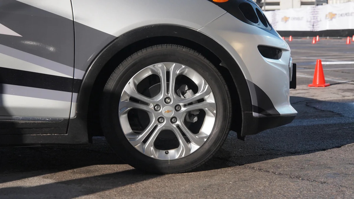 Chevy Bolt Prototype wheel and front tires