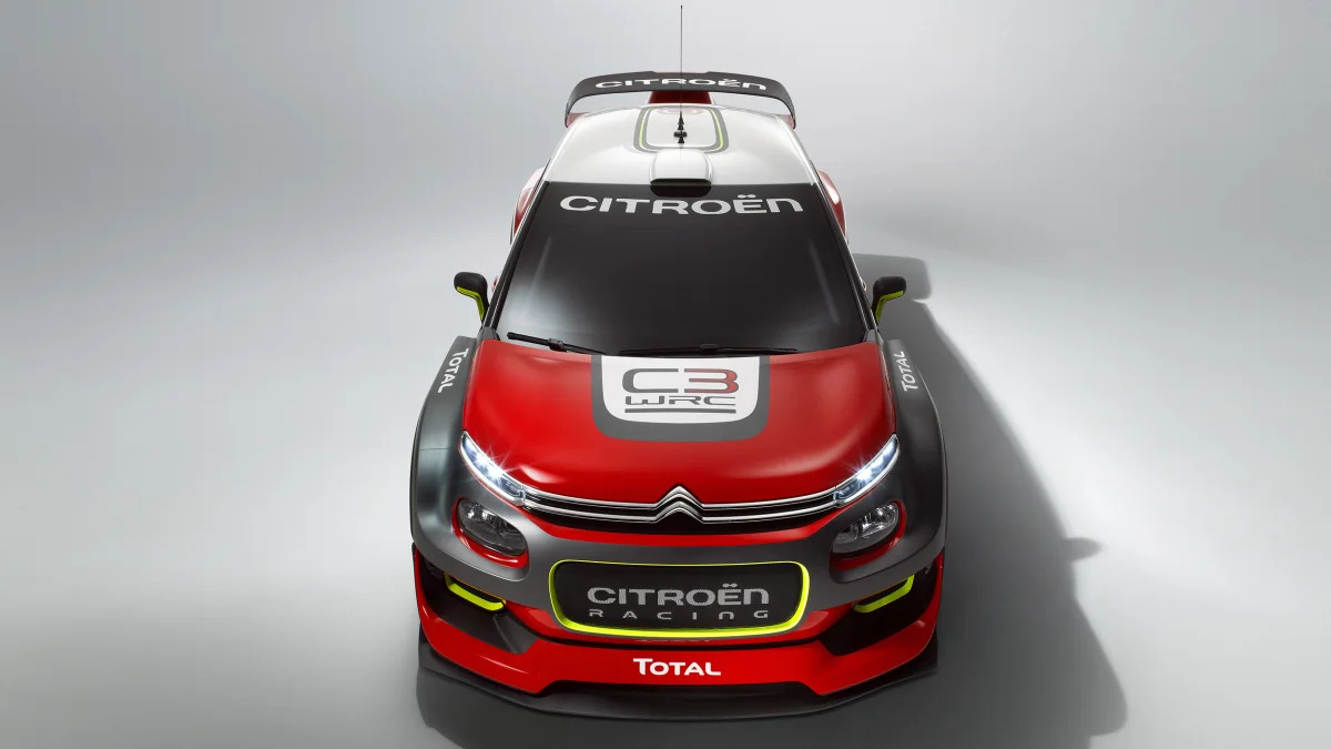 2017 Citroën C3 WRC Concept Front Top View Exterior