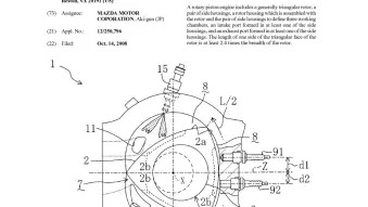 Mazda rotary engine patent drawings