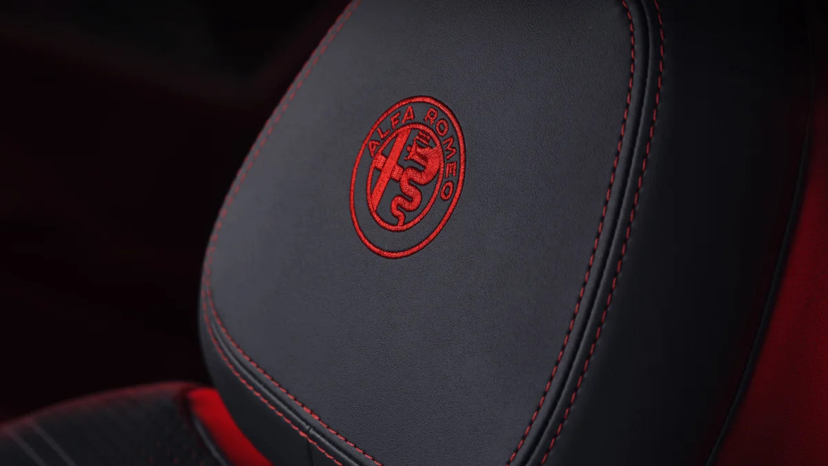 2024 Alfa Romeo Tonale Veloce European spec headrest badge