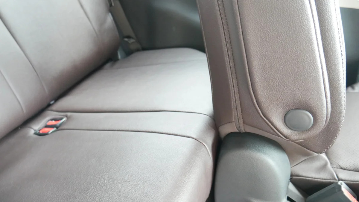 2021 Toyota Sienna interior second row rearmost travel