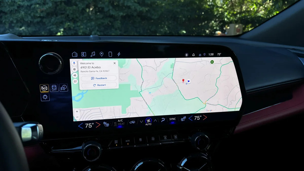 2024 Chevrolet Blazer EV infotainment navigation