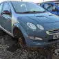 32 - 2005 Smart ForFour in British wrecking yard - photo by Murilee Martin