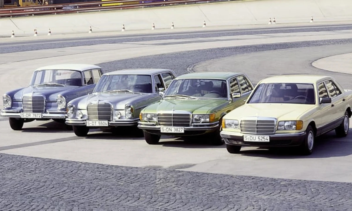 Big body retrospective: 8 generations of the Mercedes-Benz S-Class