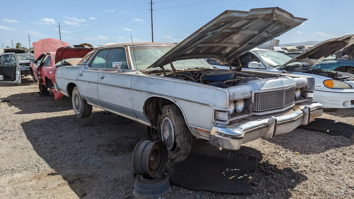 43 - 1973 Mercury Marquis in Arizona junkyard - photo by Murilee Martin