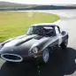 Jaguar Continuation Lightweight E-Type on track