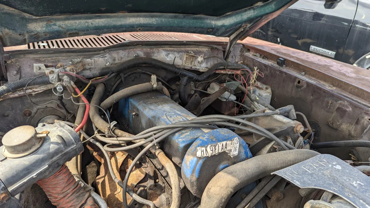 32 - 1977 Ford Pinto Station Wagon in Oklahoma junkyard - photo by Murilee Martin
