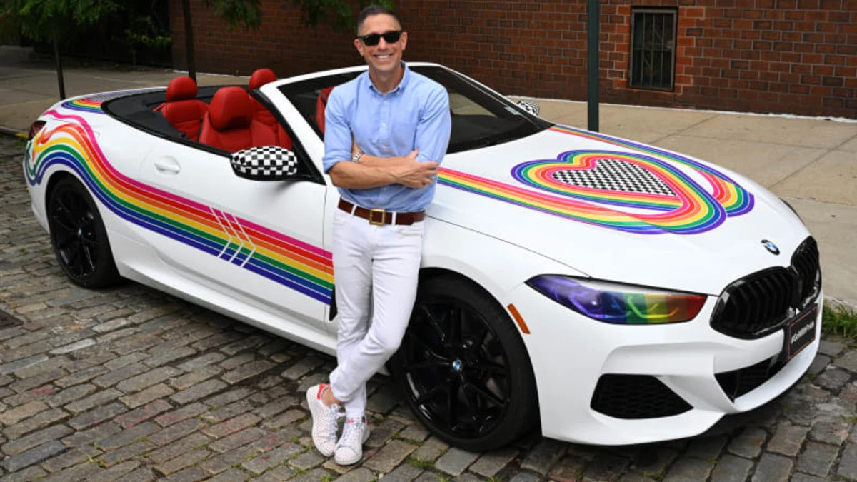BMW supports Pride Week with colorful Jonathan Adler 8 Series Convertible
