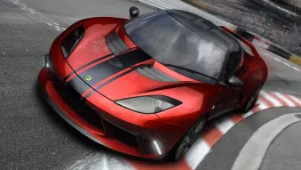 Lotus Evora GTE concept and Exige Matte Black