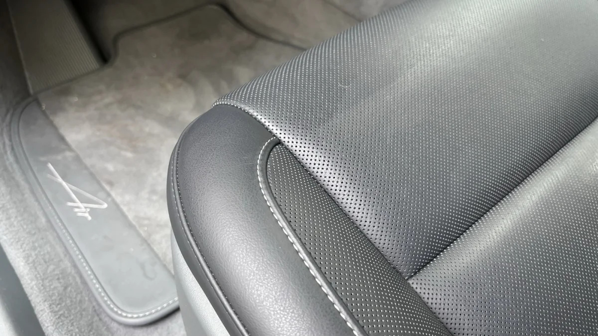 Lucid Air Pure PurLuxe upholstery