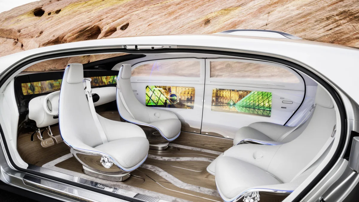 mercedes-benz f 015 concept car autonomous car interior 