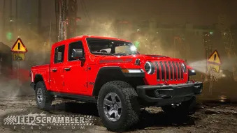 Jeep Scrambler pickup renderings