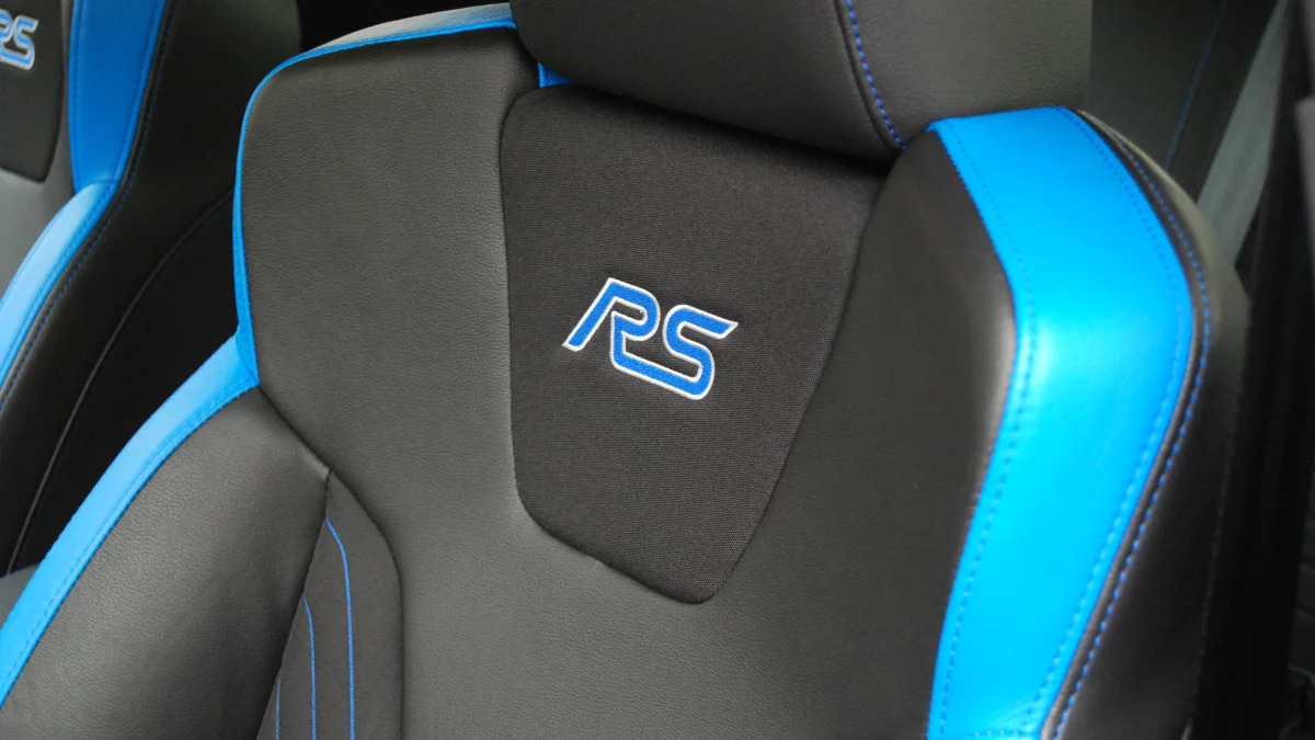 2016 Ford Focus RS seat detail